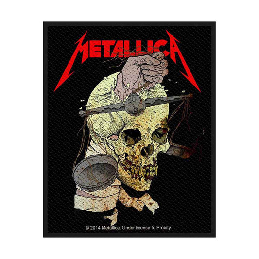 Metallica Patches-Woven Sew On - Bang That Head | Buy Now For 9.99