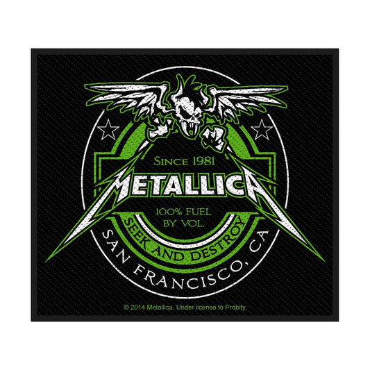 Metallica Sew-On Patch - Beer Label | Buy Now For 19.99