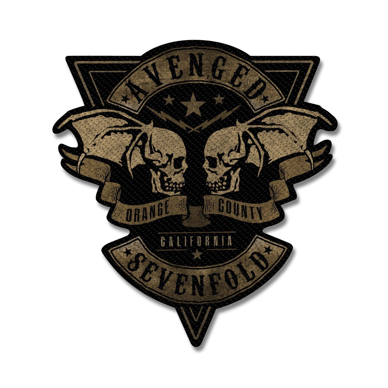 Avenged Sevenfold Sew-On Patch - Orange County Cut Out | Buy Now For 19.99