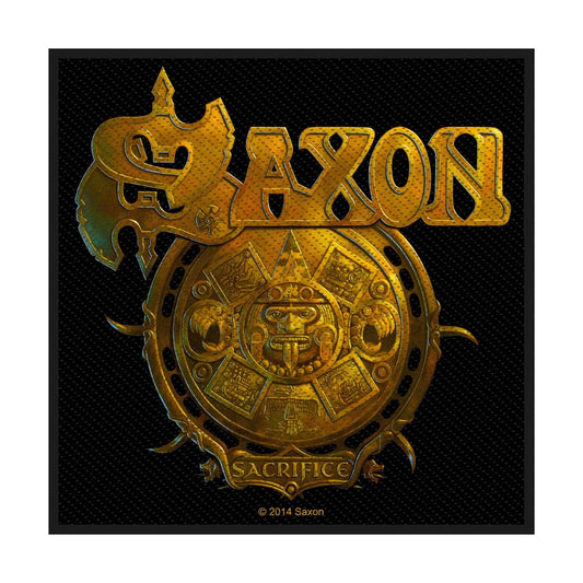 Saxon Sew-On Patch - Sacrifice | Buy Now For 19.99