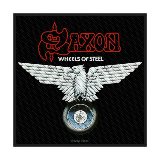 Saxon Sew-On Patch - Wheels Of Steel | Buy Now For 19.99