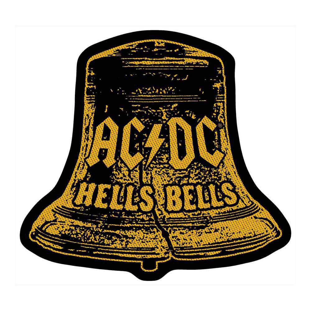 AC/DC Patches - Woven Sew On - Hells Bells Cut Out
