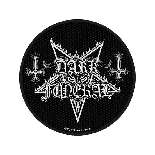 Dark Funeral Sew-On Patch - Circular Logo | Buy Now For 19.99