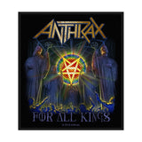 Anthrax Sew-On Patch - For All Kings | Buy Now For 19.99