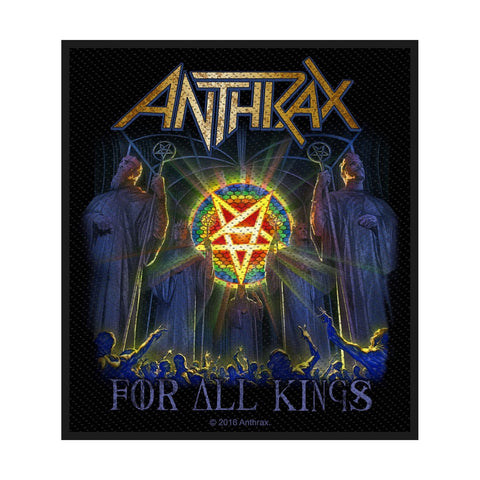 Anthrax Sew-On Patch - For All Kings | Buy Now For 19.99