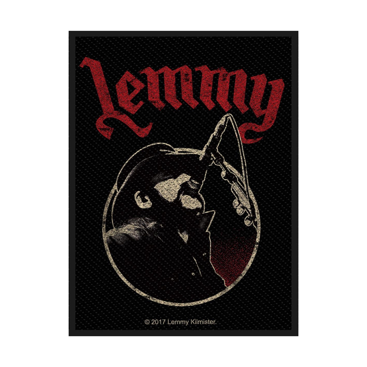 Lemmy Sew-On Patch - Microphone | Buy Now For 19.99