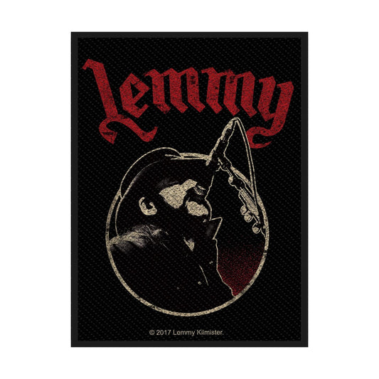 Lemmy Sew-On Patch - Microphone | Buy Now For 19.99