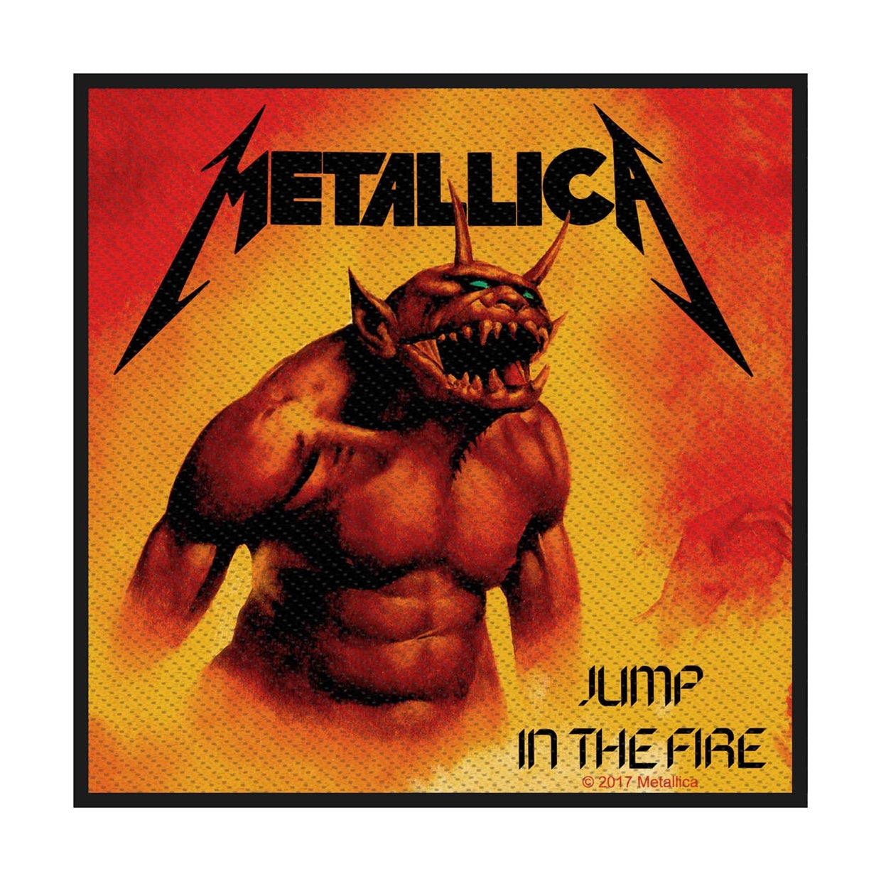 Metallica Sew-On Patch - Jump In The Fire | Buy Now For 19.99