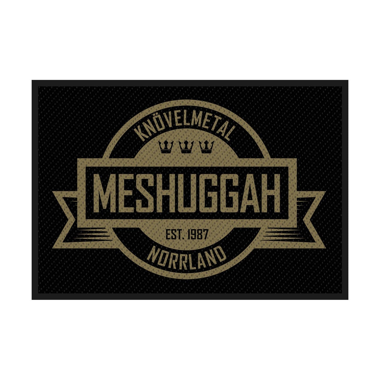 Meshuggah Sew-On Patch - Crest | Buy Now For 19.99