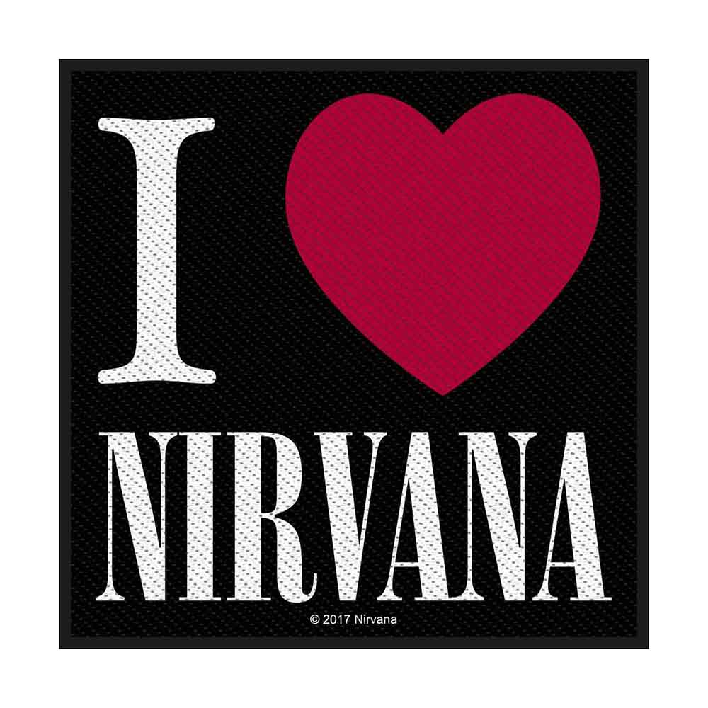 Nirvana Patches - Woven Sew On - I Love Nirvana