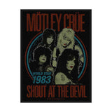 Motley Crue Patches-Woven Sew On - Anarchy Symbol | Buy Now For 9.99