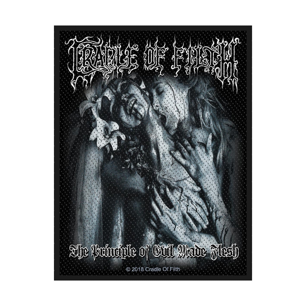 Cradle Of Filth Sew-On Patch - The Principle Of Evil Made Flesh | Buy Now For 19.99