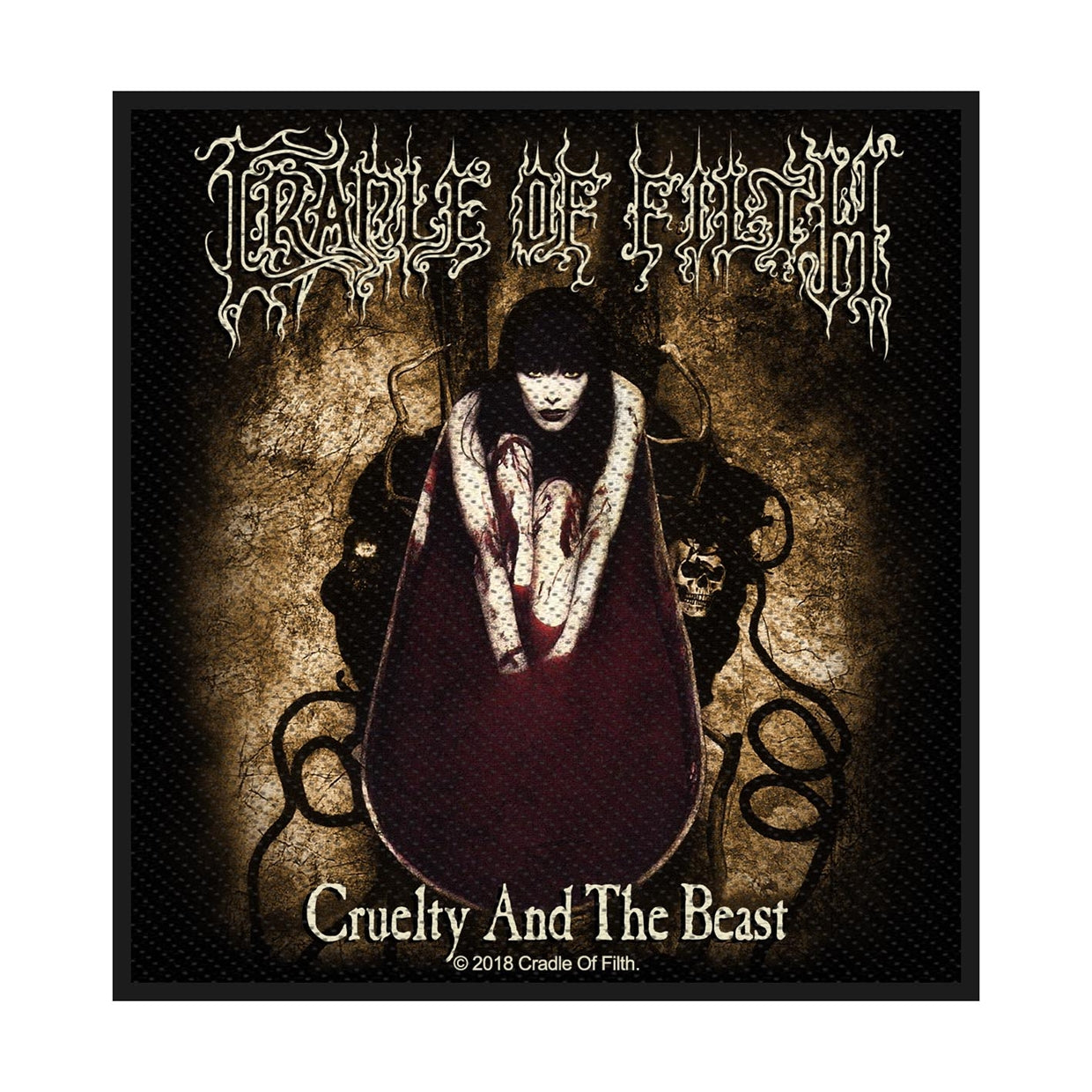 Cradle Of Filth Sew-On Patch - Cruelty And The Beast | Buy Now For 19.99