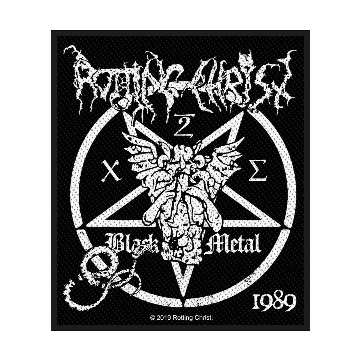 Rotting Christ Sew-On Patch - Black Metal | Buy Now For 19.99