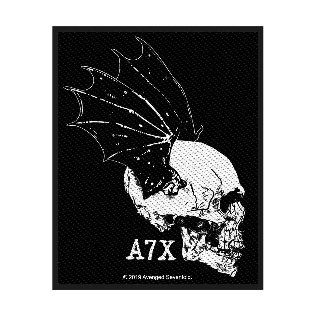 Avenged Sevenfold Sew-On Patch - Skull Profile (Patch) | Buy Now For 19.99