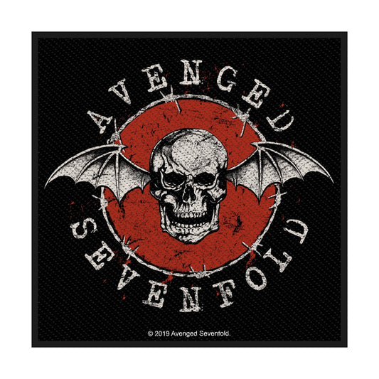 Avenged Sevenfold Sew-On Patch - Distressed Skull (Patch) | Buy Now For 19.99
