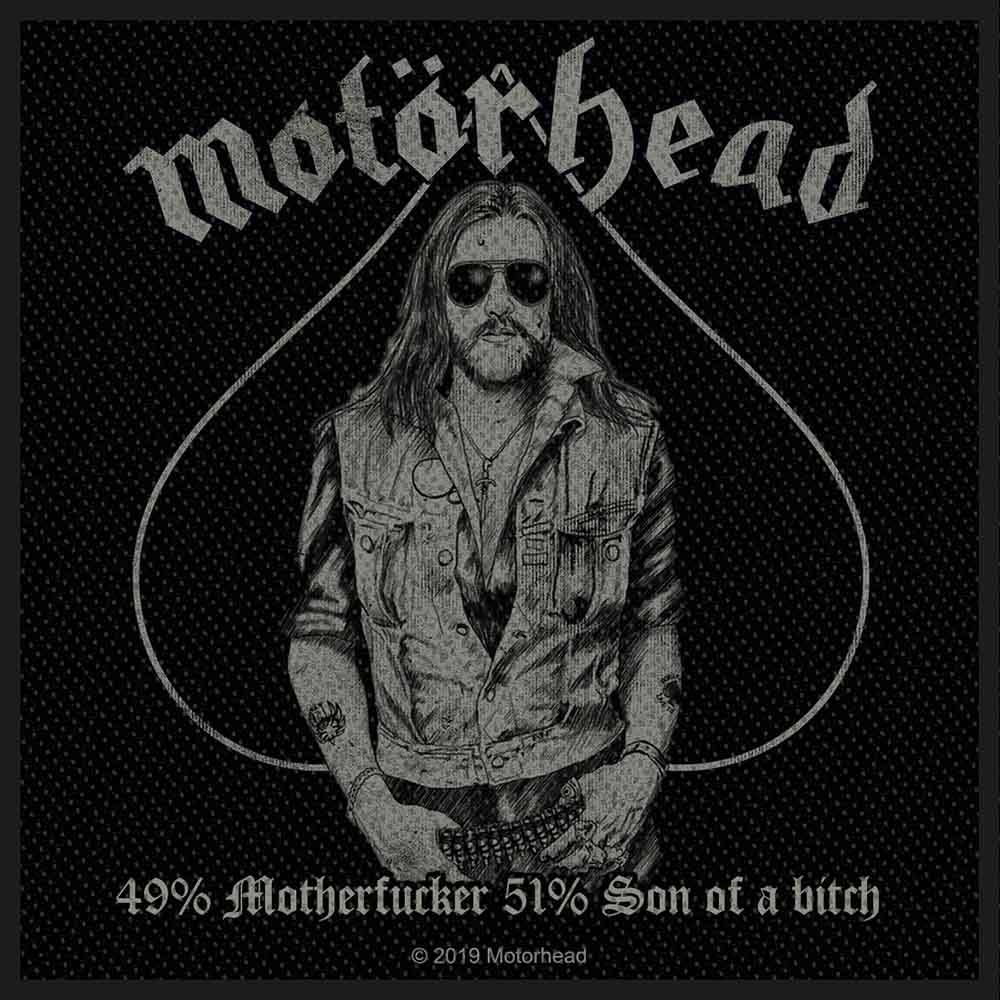 Motorhead Patches - Woven Sew On - 49% Motherfucker