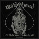 Motorhead Patches - Woven Sew On - 49% Motherfucker
