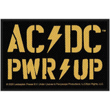 AC/DC Patches - Woven Sew On - PWR-UP