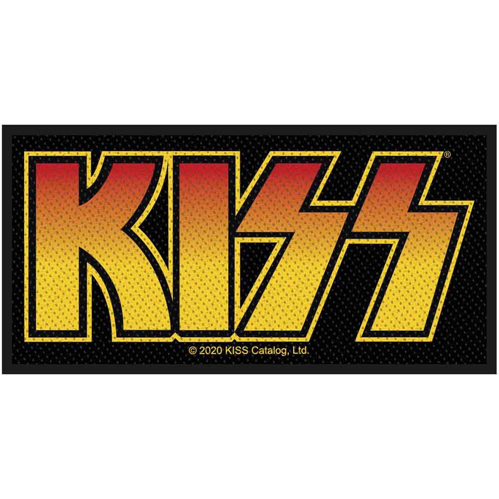 Kiss Patches Woven Sew On - Logo
