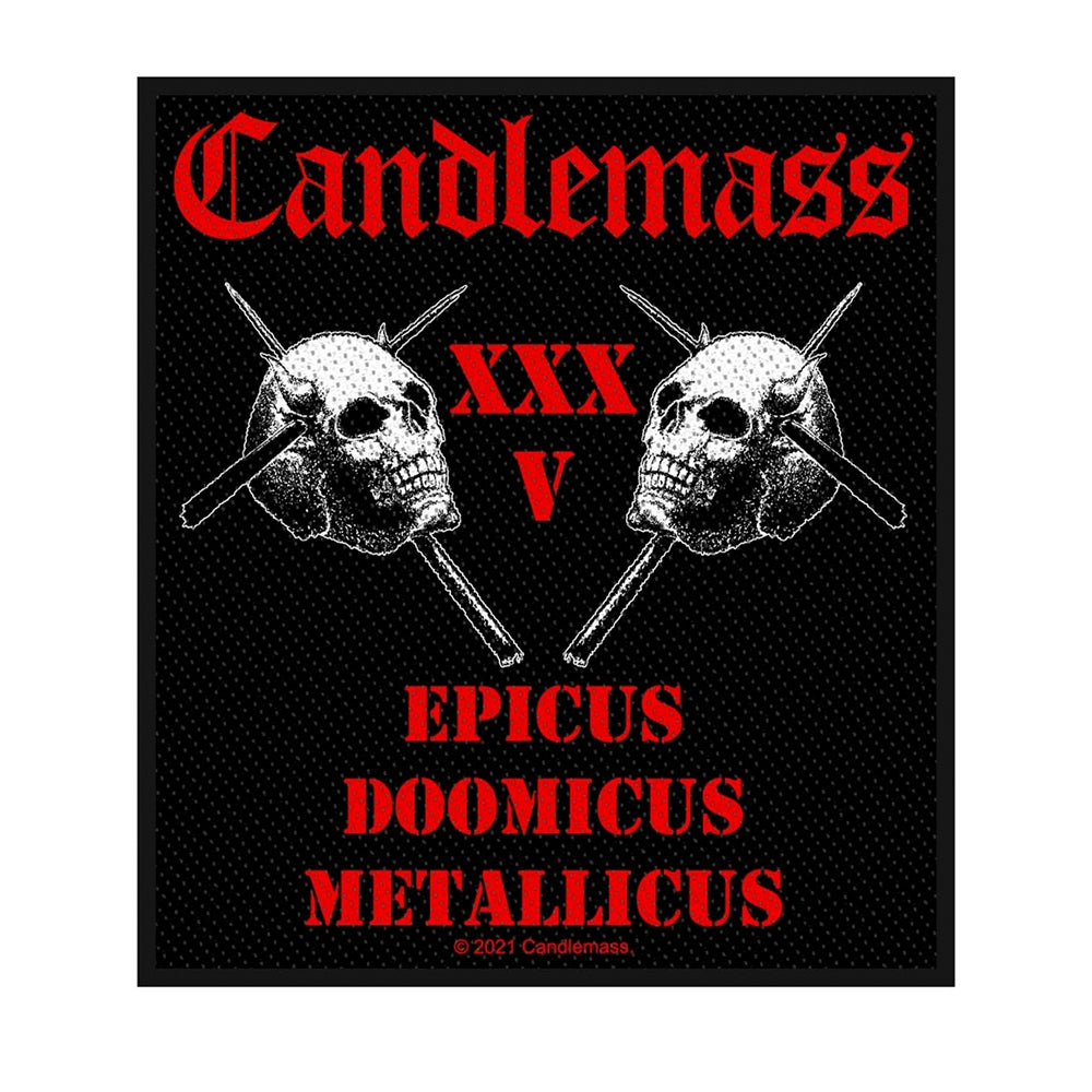 Candlemass Sew-On Patch - Epicus 35Th Anniversary (Patch) | Buy Now For 19.99