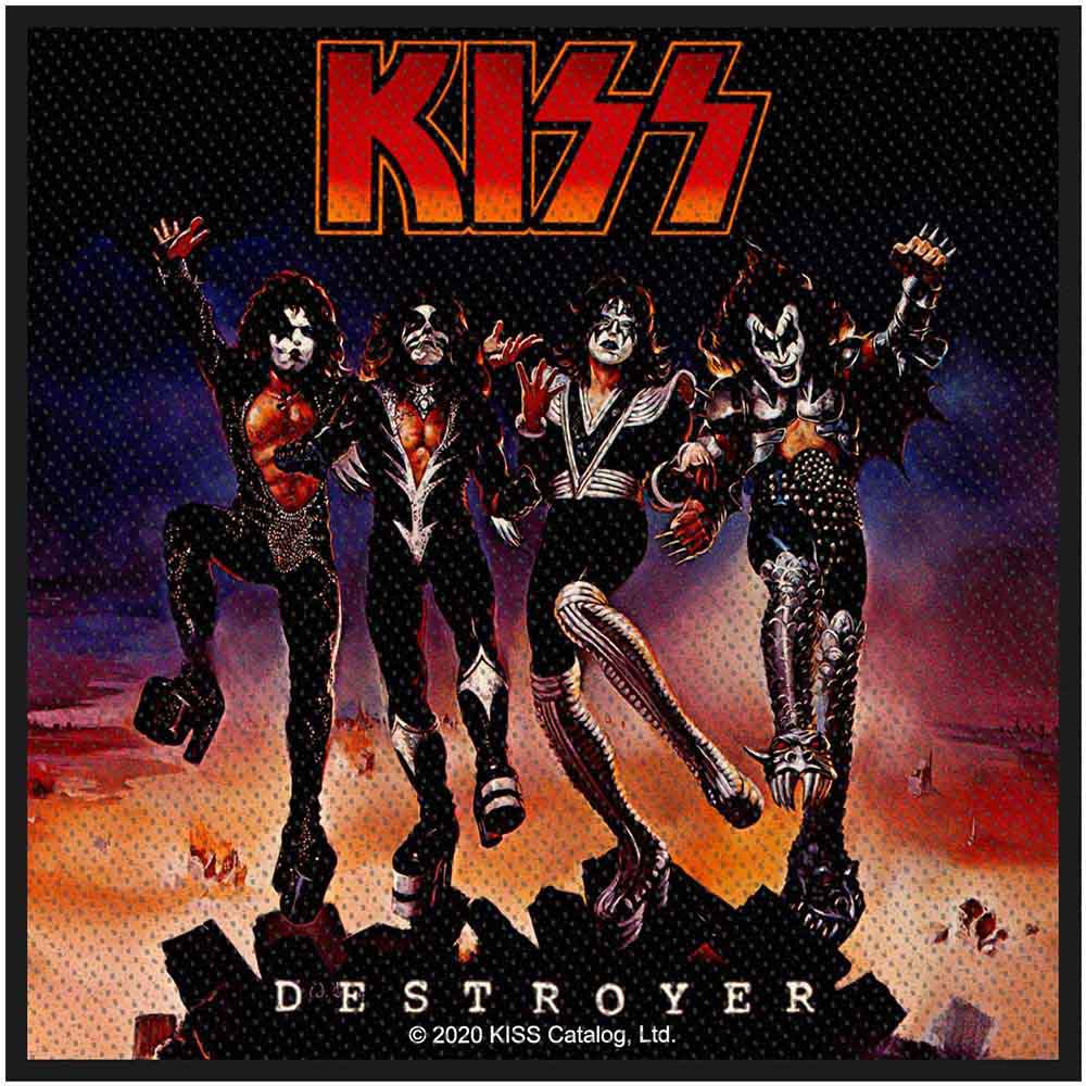 Kiss Patches Woven Sew On - Destroyer