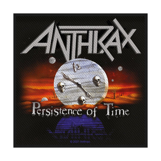 Anthrax Sew-On Patch - Persistence Of Time (Patch) | Buy Now For 19.99