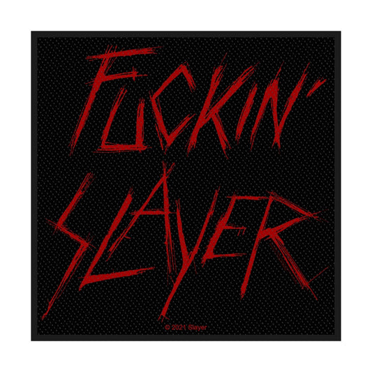 Slayer Sew-On Patch - Fuckin' Slayer (Patch) | Buy Now For 19.99