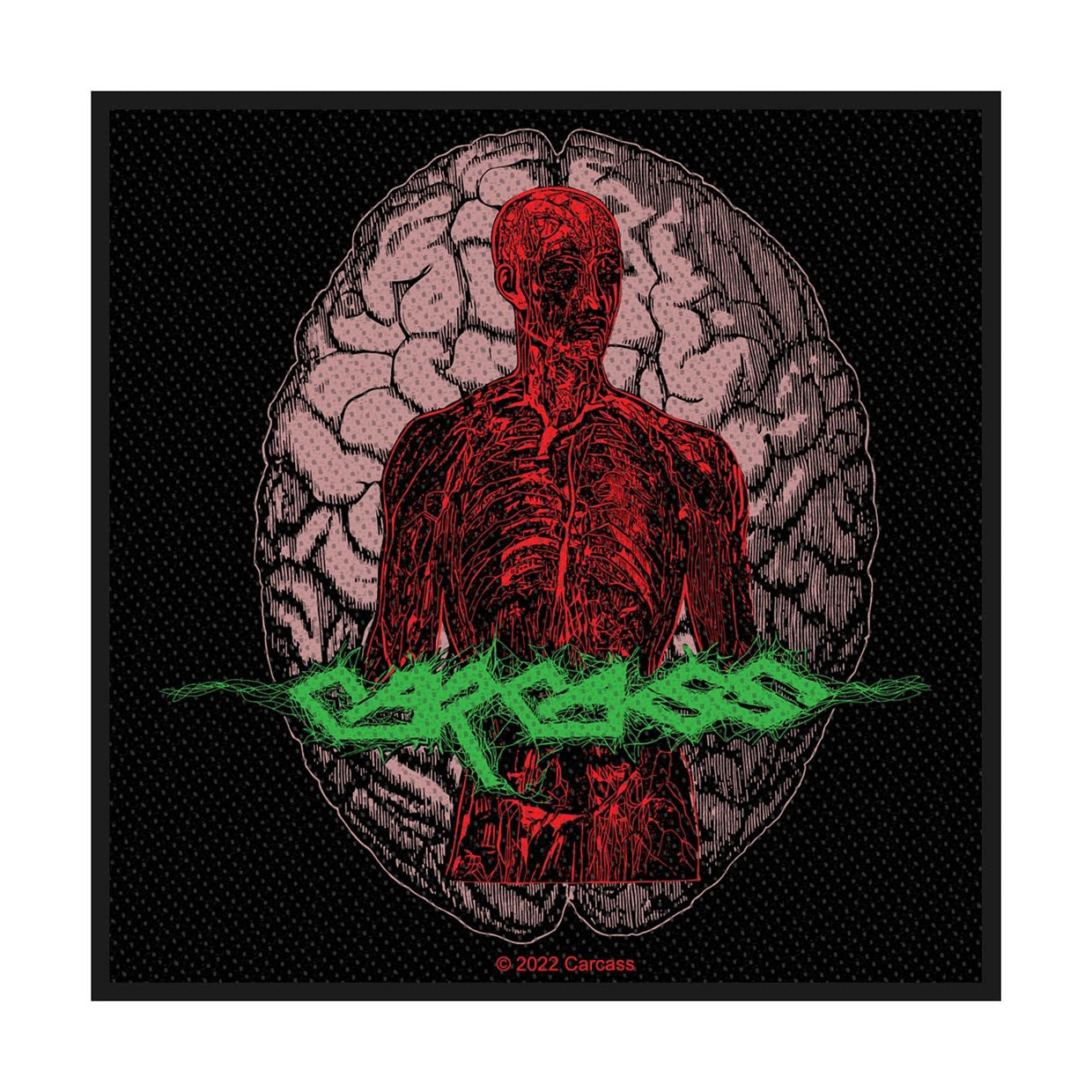 Carcass Sew-On Patch - Cabeza (Patch) | Buy Now For 19.99