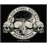 Black Label Society Patches Woven Sew On - Skulls