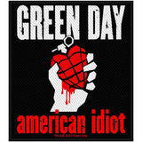 Green Day Patches-Woven Sew On - Hetfield Guitar | Buy Now For 9.99
