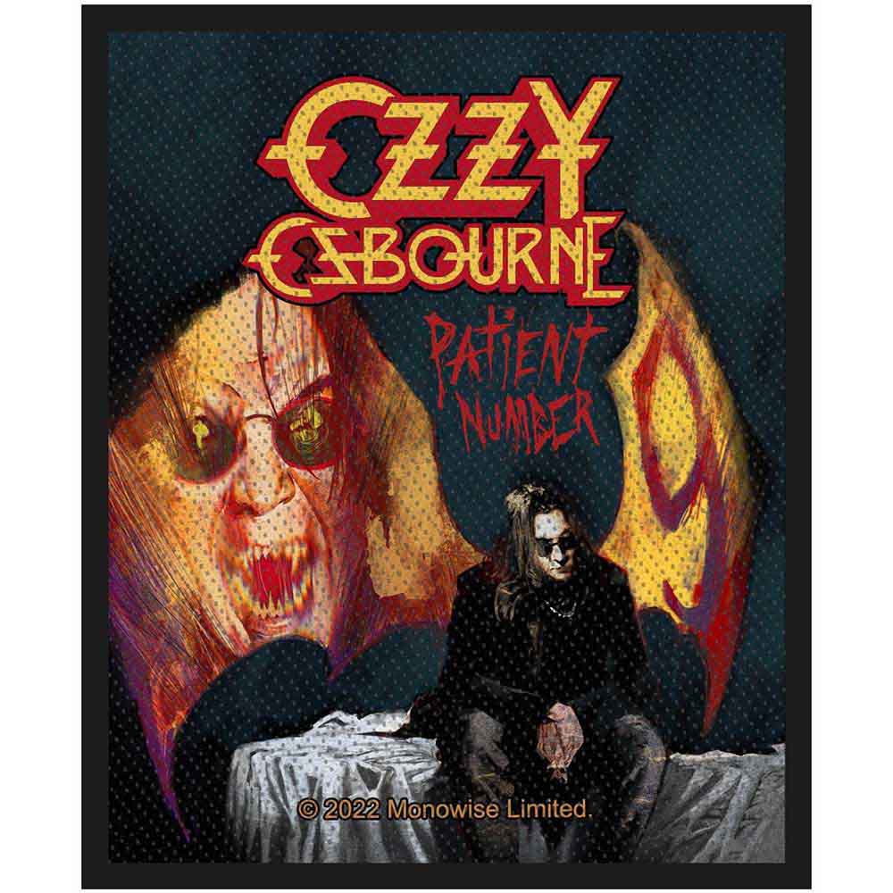 Ozzy Osbourne Patches-Woven Sew On - Devil On Throne | Buy Now For 9.99