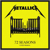Metallica Patches - Woven Sew On - 72 Seasons