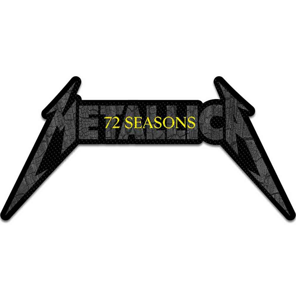 Metallica Patches - Woven Sew On - 72 Seasons Charred Logo Cut Out