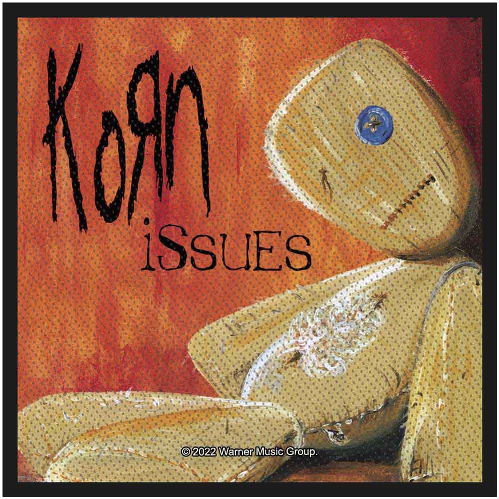 Korn Patches Woven Sew On - Issues