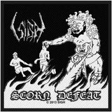 Sigh Patches - Woven Sew On - Scorn Defeat