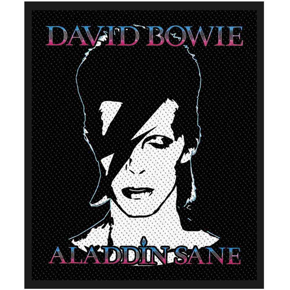 David Bowie Patches - Woven Sew On - Aladdin Sane