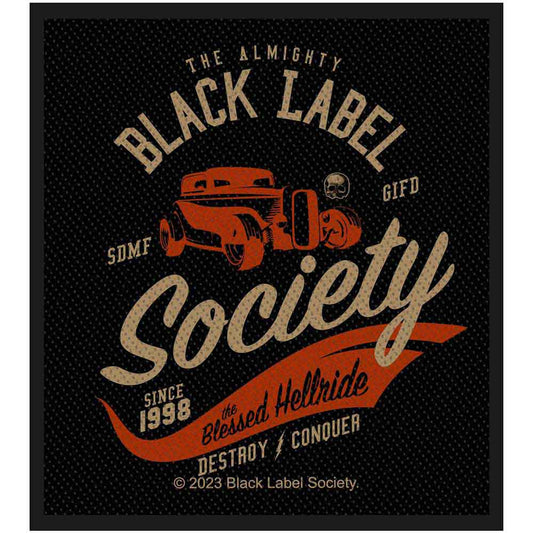 Black Label Society Patches Woven Sew On - The Blessed Hellride