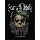 Sacred Reich Patches-Woven Sew On - Bark At The Moon | Buy Now For 9.99