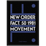 New Order Patches - Woven Sew On - Fact 50