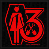 Wednesday 13 Patches - Woven Sew On - Casket