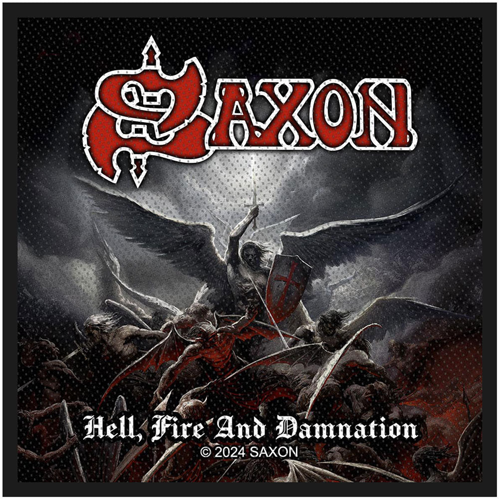 Saxon Patches-Woven Sew On - Real Metal | Buy Now For 9.99