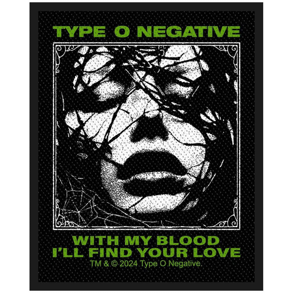 Type O Negative Patches-Woven Sew On - Circular Logo | Buy Now For 9.99
