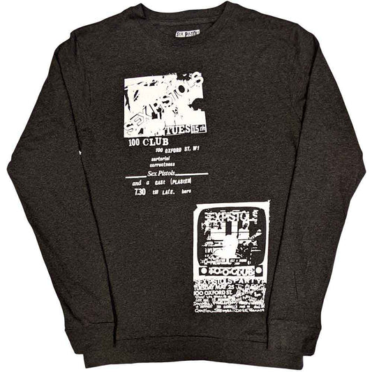 Sex Pistols Long Sleeve T Shirt - 100 Club
