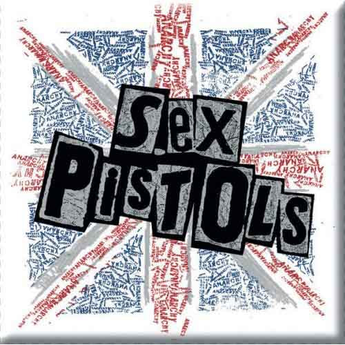 Sex Pistols Fridge Magnets - Flaming Skull Cut Out | Buy Now For 9.99