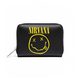 Rocksax Nirvana Purse (Women's Bi-Fold Zipped Wallet) - Nevermind Smile