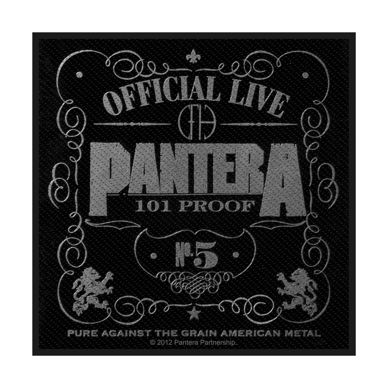 Pantera Sew-On Patch - Official Live 101% Proof (Packaged) | Buy Now For 19.99