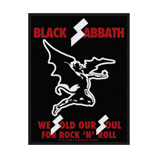 Black Sabbath Sew-On Patch - Sold Our Souls (Packaged) | Buy Now For 19.99