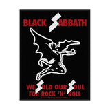 Black Sabbath Sew-On Patch - Sold Our Souls (Packaged) | Buy Now For 19.99