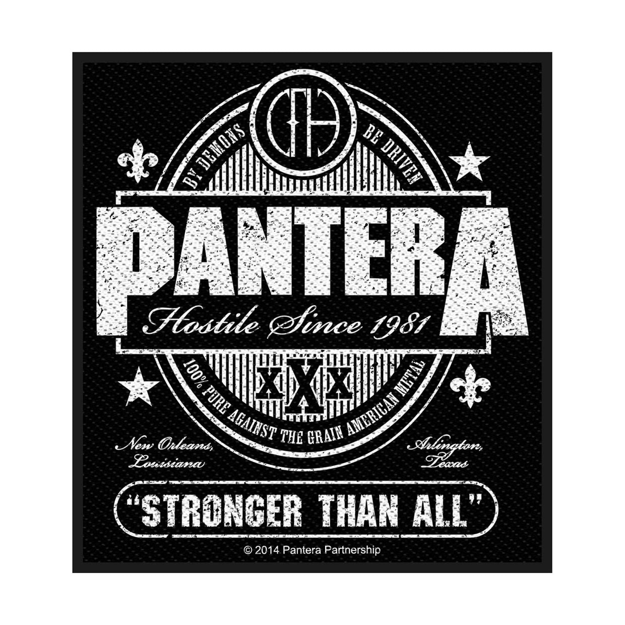 Pantera Sew-On Patch - Stronger Than All (Packaged) | Buy Now For 19.99